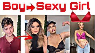 Boy To Sexy Girl Makeup Transformation 