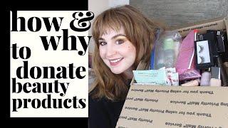 DECLUTTERING BACKUPS & DONATING TO PROJECT BEAUTY SHARE | Hannah Louise Poston