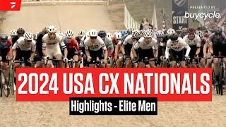 Highlights: 2024 USA Cycling Cyclocross National Championships - Elite Men