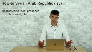 How to register a domain name in Syrian Arab Republic (.sy)