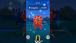 I Caught wild SHINY SOLGALEO in Pokemon GO.