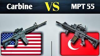Turkish MPT-55 VS American M4 Carbine Assault Rifle