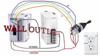 How To Wire 4-Position Normally Open NO joystick to Click PLC For Automation HKAI 41Z04 Joystick