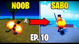 SABO LLEGA AL TERCER OCEANO EL FIN SE ACERCA DE NOOB a SABO BLOX FRUITS EP.10