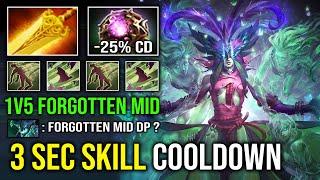 FORGOTTEN 1v5 META 3 Second CD Crypt Swarm Unkillable Death Prophet with Radiance + Octarine Dota 2