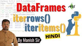 DataFrame#iterrows#iteritems#Function#Python#Pnadas