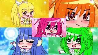 Smile PreCure Group Transformations but in Gacha!  (all together)