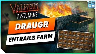 Valheim EASIEST Draugr Entrails Farm For Sausages - Get Unlimited Resources Fast Guide