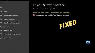 [fixed!] No active antivirus provider.Your device is vulnerable!!!