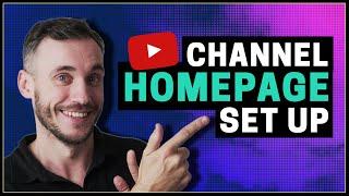 How to set up a YouTube channel homepage - Adding channel banners and YouTube branding