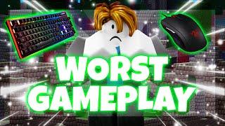 WORST ASMR Gameplay  | Roblox Bedwars