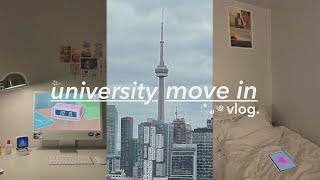 university move in vlog  | dorm tour, first days of school, shopping