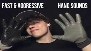 Lofi ASMR Fast and Aggressive Hand Sounds (With Gloves) 