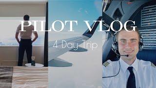 Airline Pilot Vlog | Join me on my 4 Day Trip | Pilotpatrickflies