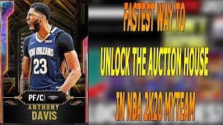 FASTEST WAY TO UNLOCK THE AUCTION HOUSE IN NBA 2K20 MYTEAM