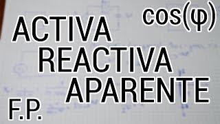 Potencia ACTIVA, REACTIVA y APARENTE || Factor de potencia