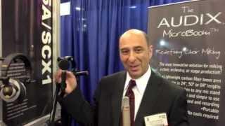 Audix Shows the SCX25A Studio Condenser Microphone at AES 2012 in San Francisco