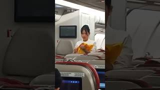 Safety guidelines demonstrates by beautiful cabin crew #bangladesh #batikair #shorts #malaysia #like