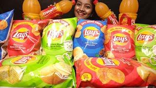 8 Pack Lays & 4 Litre Maaza Challenge | Food Eating Competition | Eating Show India | Eating Videos