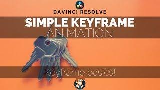Davinci Resolve Edit Screen Keyframe Basics - 5 Minute Friday #25