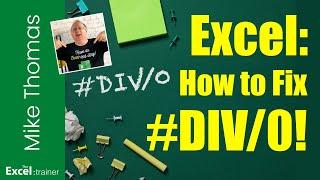 Excel: What is a #DIV/0! Error and How Do I Fix It?
