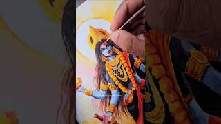 Day 7 Durga maa drawing: Kaalratri Maa  #shorts