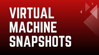 Taking virtual machine snapshots