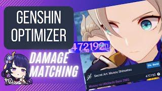 Genshin Optimizer - Damage Matching