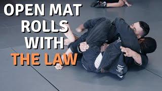 Open Mat Rolls with the Law [Rolling/Sparring] Video Breakdown