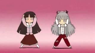 Touhou - Kaguya x Mokou's Kill Me Baby Ending Dance {1080p}