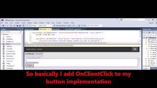 ASP.NET - JavaScript - OK/Cancel popup in button html code - Simplest Example