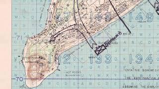 Iwo Jima Assault Plan Battle Map from Battle Archives