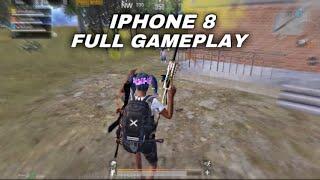 iOS 16.7.2 iPHONE 8 GAMEPLAY| PUBGM 2024️GYROSCOPE, 60FPS, 4 FINGER