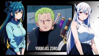 Mato Seihei No Slave React to Yuuki as Zoro/One Peice/Gacha React