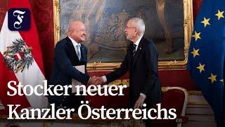 Österreichs neue Regierung steht