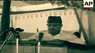 Rare clip of President Ayub Khan:  Warmly welcomed in East Pakistan