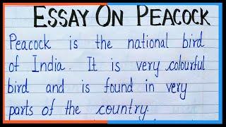 Essay on Peacock in english | Paragraph on Peacock in english