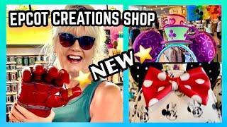 Finding NEW Merch At Epcot's Creations Shop 2022! | #disneyworld