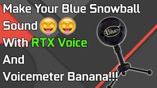 RTX Voice + Blue Snowball Review - Eliminate Background Noise On Podcasts, Voice Overs and Game Chat