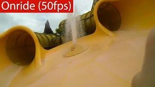 Volcano Bay Orlando - Maku & Puihi round raft slide - Onride [POV | 50fps]