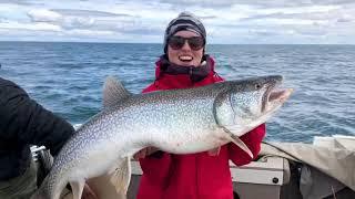 9 MASTER LAKE TROUT!!! - Jigging For Giant Trout on Clearwater Lake