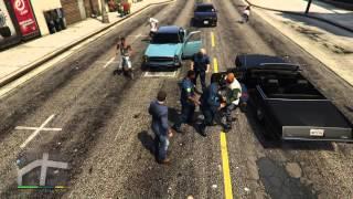 GTA5 Random People Fight