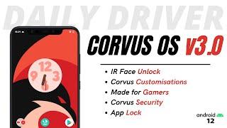 Corvus OS v3.0 (Revenant) | ft. Poco F1 | Full Detailed Review | Android 12L/ 12.1 | TechitEazy