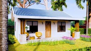 Super Cheap One-Story Small House Design Ideas  | Exploring Tiny House
