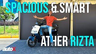 New Ather Rizta Walkaround | The Perfect Family Scooter? | Electric Scooter 2024 | autoX