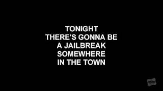 Jailbreak in the style of Thin Lizzy karaoke video with lyrics