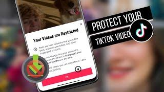 How To Disable Save Video on TikTok | Stop Others to Download Your TikTok Videos