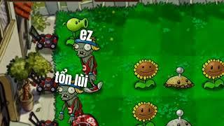 Tôi Lần Đầu Chơi Plants Vs Zombies Siêu Khó!!