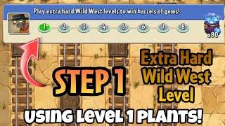 Plants vs. Zombies 2 | Epic Quest: Wild West Wipeout - Step 1