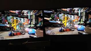 Panasonic JZ1500 OLED vs Panasonic VT-50 Plasma (OLED on the left)